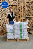 4 Packs of Kiln Dried Logs