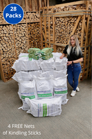 28 Packs (2m3 approx) & 4 FREE Kindling Deal